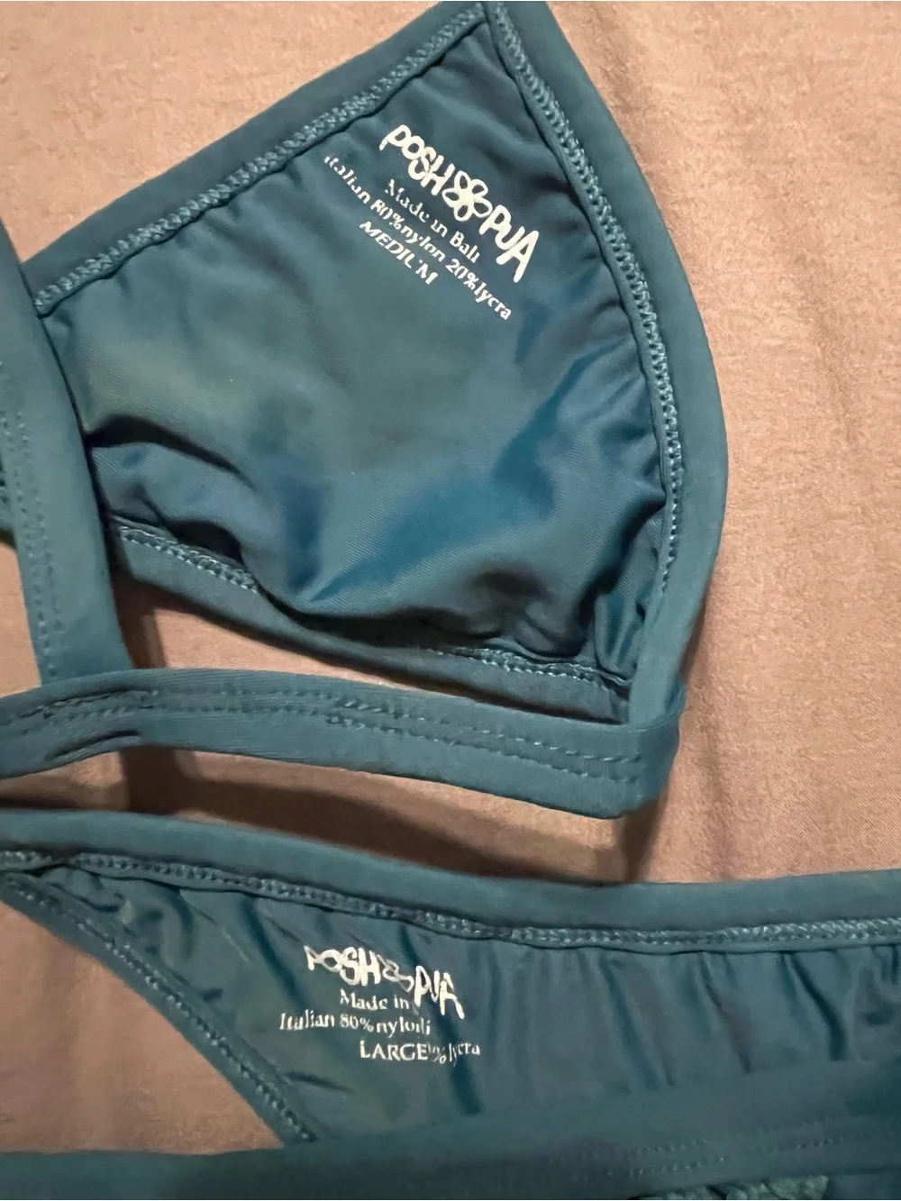 Posh Pua Kainalu crochet set Teal